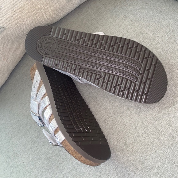 Mephisto Helisa silver edison women’s sandals comfort NWB 36/6 - Picture 8 of 9